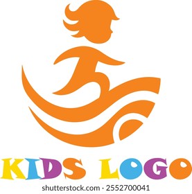 kids logo childcare daycare icon