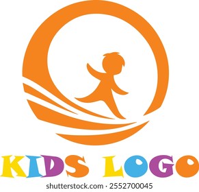 kids logo childcare daycare icon