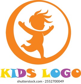 kids logo childcare daycare icon