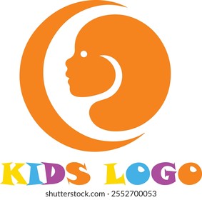 kids logo childcare daycare icon