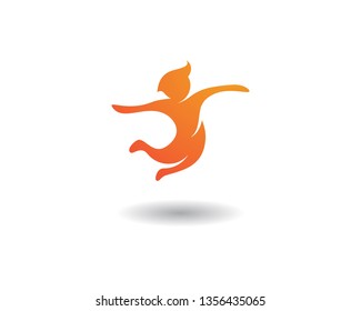 Kids logo concept vector template