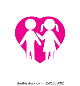 KIDS LOGO CONCEPT VECTOR TEMPLATE