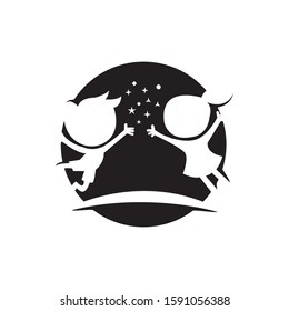 KIDS LOGO CONCEPT VECTOR TEMPLATE