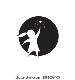 KIDS LOGO CONCEPT VECTOR TEMPLATE