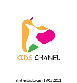 KIDS LOGO CONCEPT VECTOR TEMPLATE