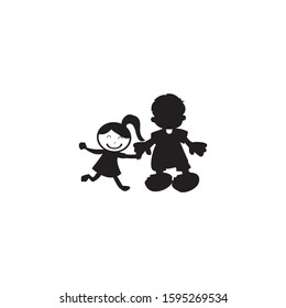 KIDS LOGO CONCEPT VECTOR TEMPLATE