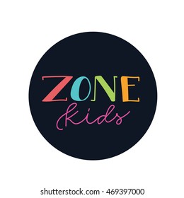 Kids Logo, Kids Hand Draw Logo,design For Kindergarten,school,kids Fashion Logo Design.