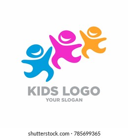 Kids Logo Stock Images