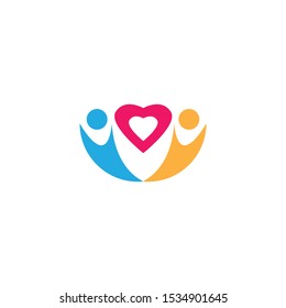 Kids logo template vector icon dersign
