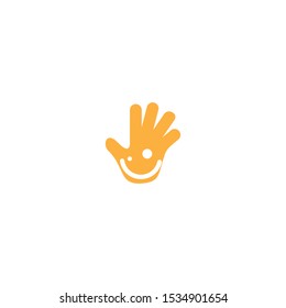 Kids logo template vector icon dersign