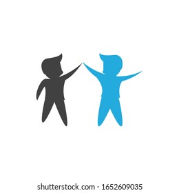 Vektorillustration für Kinderlogo