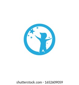 Kids Logo Template vector symbol nature