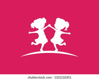 Kids Logo Vector
