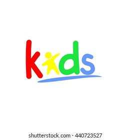 kids logo vector