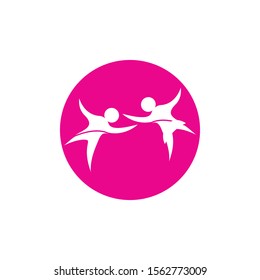 kids logo vector template design