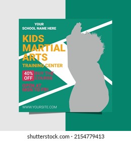 Kids Martial Arts Training Center Flyer Design
