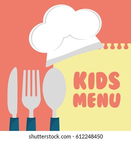 kids menu cuttlery kitchen design