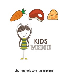 kids menu design 