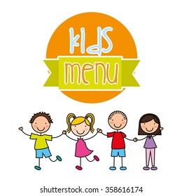 kids menu design 