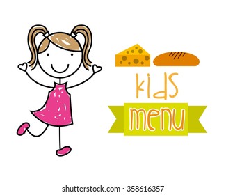 kids menu design 