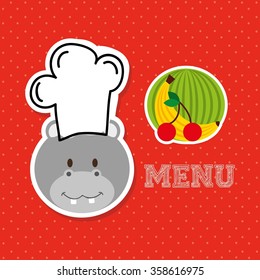 kids menu design 