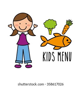 kids menu design 