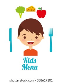 kids menu design 