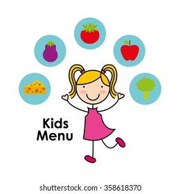 kids menu design 