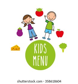kids menu design 