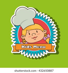 kids menu design 