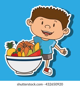 kids menu design 