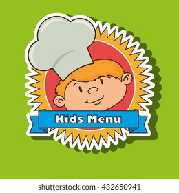 kids menu design 