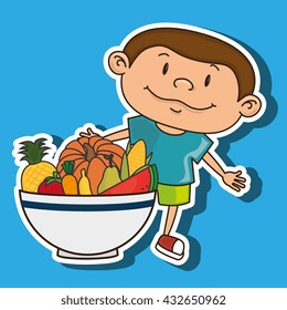kids menu design 
