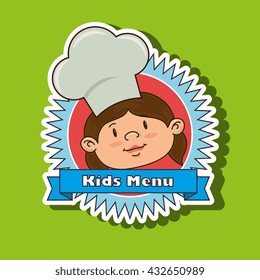 kids menu design 