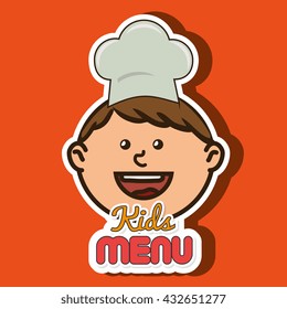 kids menu design 