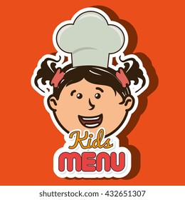 kids menu design 