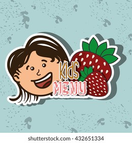 kids menu design 
