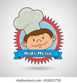 kids menu design 
