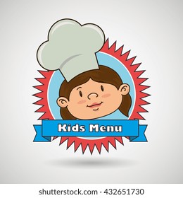 kids menu design 