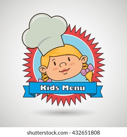 kids menu design 