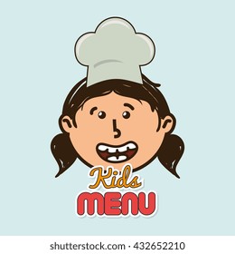 kids menu design 