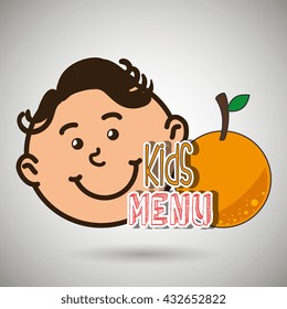 kids menu design 
