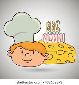 kids menu design 
