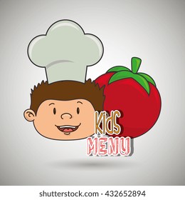 kids menu design 