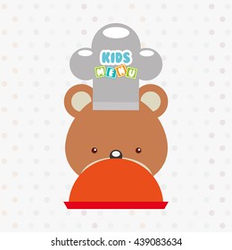 kids menu design 