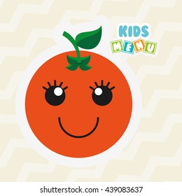 kids menu design 