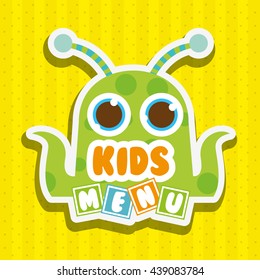 kids menu design 