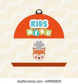 kids menu design 