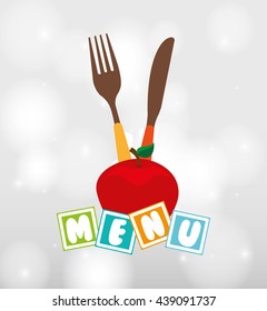 kids menu design 