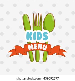kids menu design 